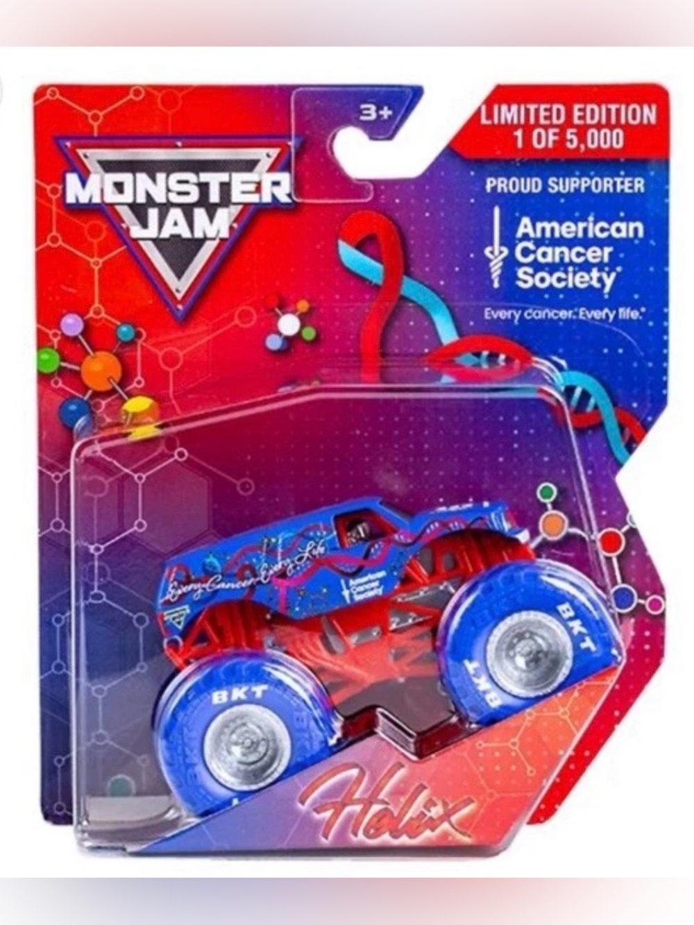 Limited Edition 1:64 American Cancer Society HELIX Exclusive MONSTER JAM